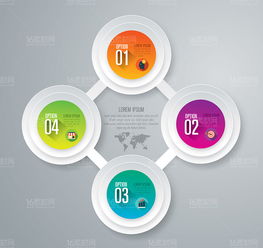 精美彩色信息圖表設計矢量素材 點亮互聯(lián)網(wǎng)信息咨詢的視覺表達
